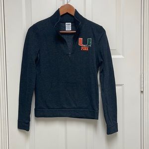 PINK hurricanes fleece pullover